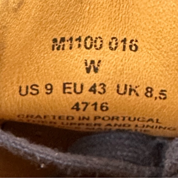 Samuel Hubbard Hubbard Free Vibram Blue Suede Walking Shoes M1100-016 Men’s Sz 9 - Picture 7 of 9